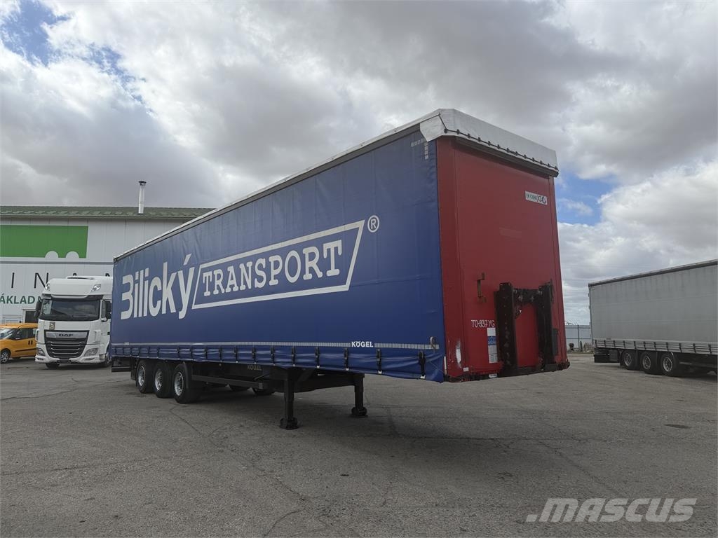 Kögel Iný model VIN 654 篷布半拖車