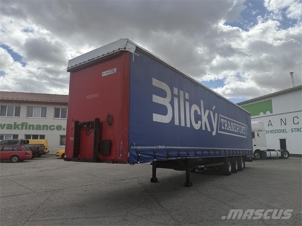 Kögel Iný model VIN 654 篷布半拖車