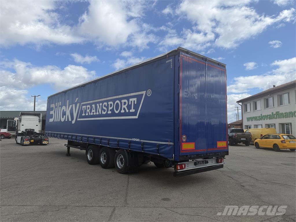 Kögel Iný model VIN 654 篷布半拖車