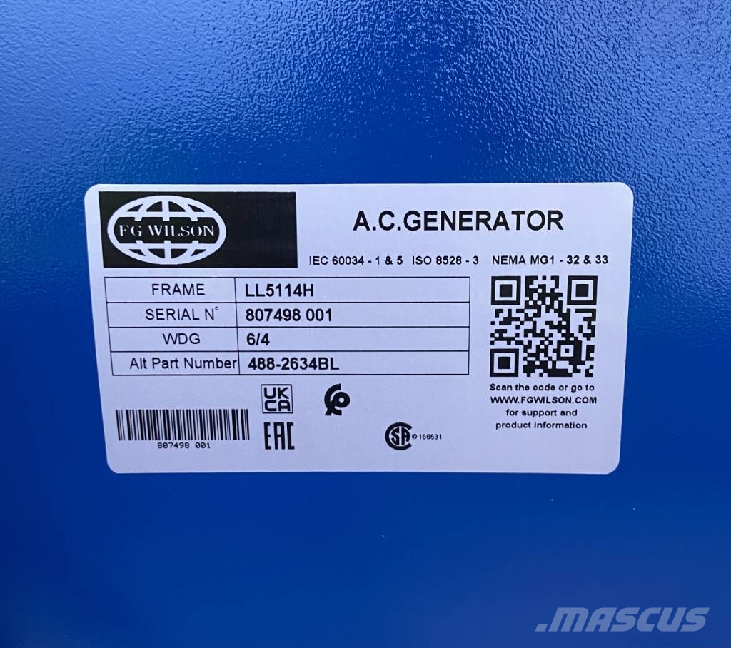 FG Wilson P250 - 250 kVA Genset - DPX-16013 Naftové generátory