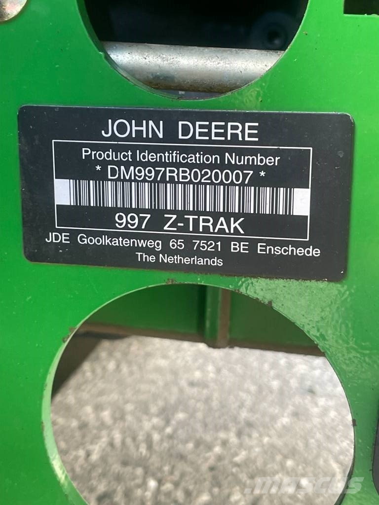John Deere 997 Z-TRAK Päältäajettavat ruohonleikkurit