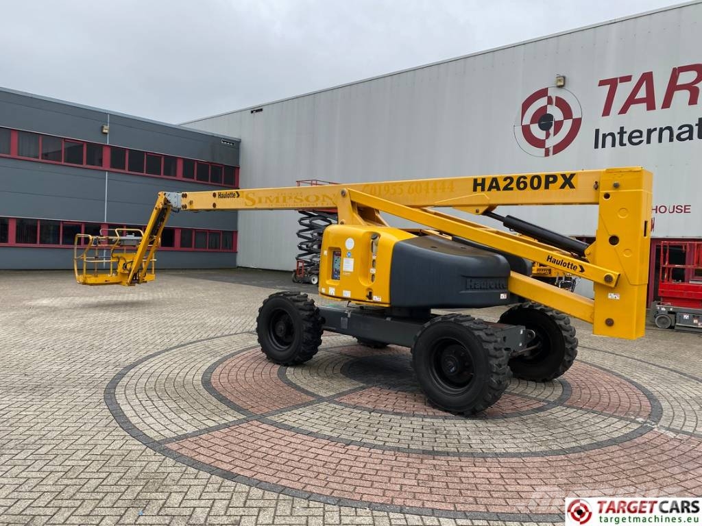 Haulotte HA260PX Diesel 4x4x4 Articulated Boom Lift 2560cm Zelfrijdende knikarm hoogwerker