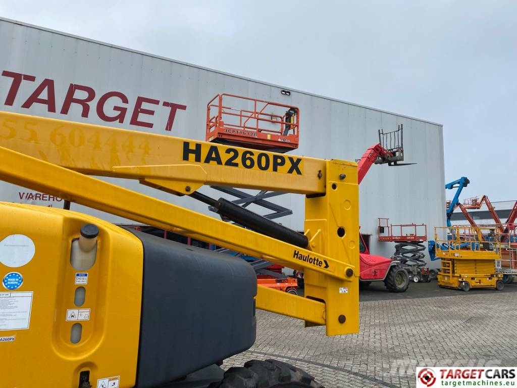 Haulotte HA260PX Diesel 4x4x4 Articulated Boom Lift 2560cm Zelfrijdende knikarm hoogwerker