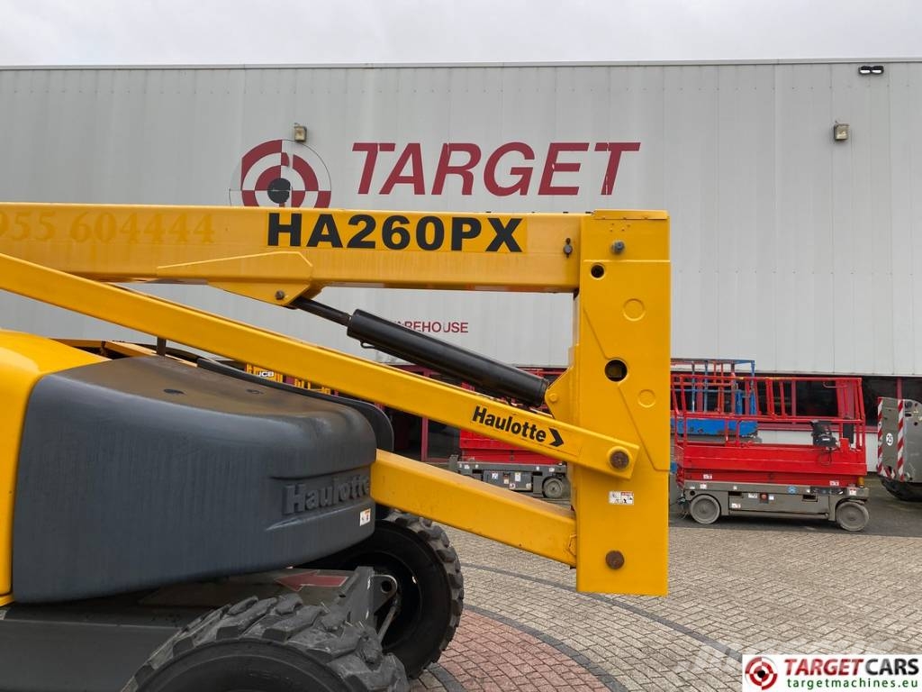 Haulotte HA260PX Diesel 4x4x4 Articulated Boom Lift 2560cm Zelfrijdende knikarm hoogwerker