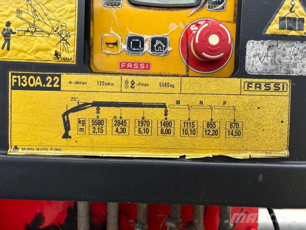 Mercedes-Benz Actros 2536 + FASSI F130 A - 2X EXT. + 6X2 + HOOK Всъдеходни кранове