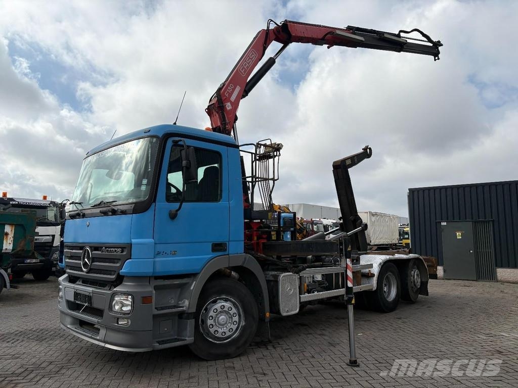 Mercedes-Benz Actros 2536 + FASSI F130 A - 2X EXT. + 6X2 + HOOK Всъдеходни кранове