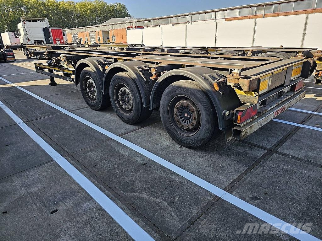 Kögel SW24 MULTI 2X 20, 1X30, 1X40, HIGHCUBE, 20FT MITTI Semirimorchi portacontainer
