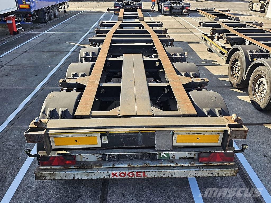 Kögel SW24 MULTI 2X 20, 1X30, 1X40, HIGHCUBE, 20FT MITTI Semirimorchi portacontainer