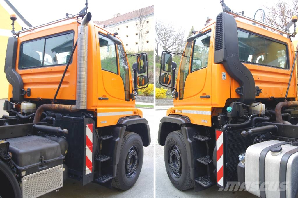 Mercedes-Benz UNIMOG U400 /TÜV/Hydrostat/VarioPilot/4m³ Streuer Bañeras basculantes usadas