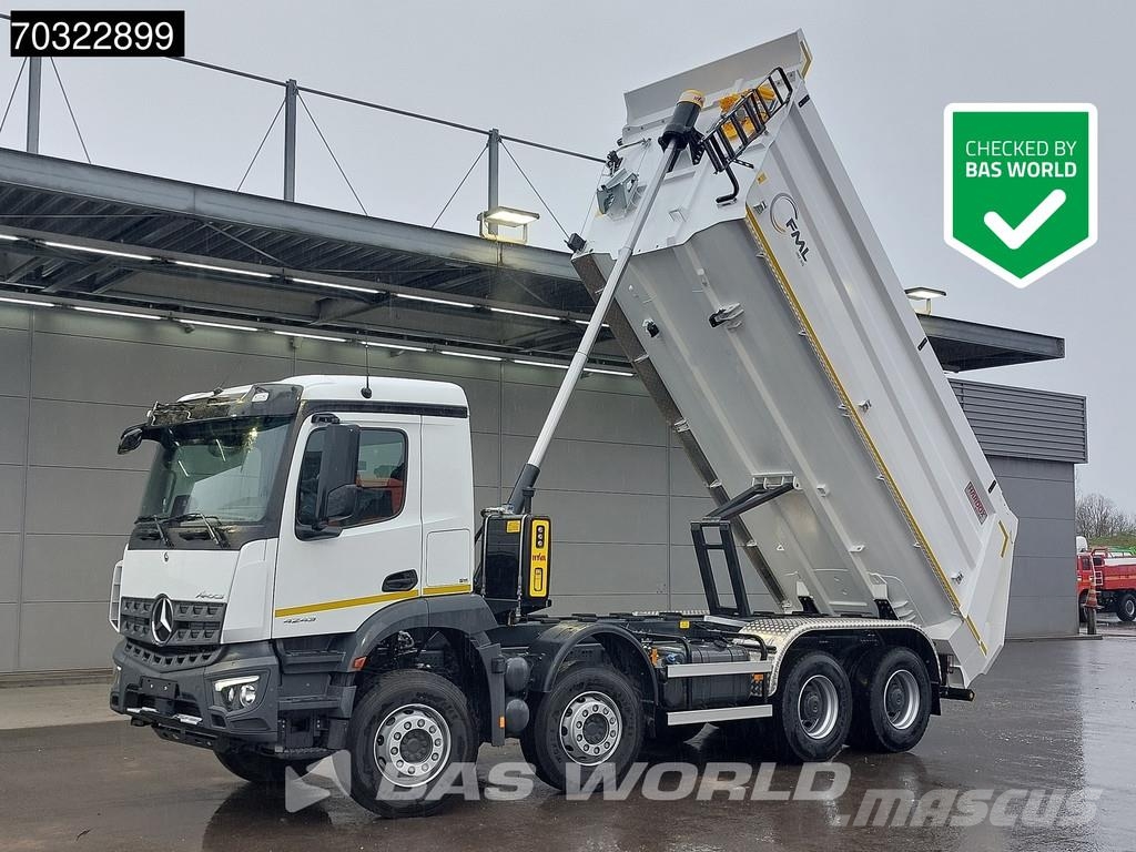 Mercedes-Benz Arocs 4243 8X4 NEW! Euro 6 Full Steel Big-Axle 20m شاحنات قلابة
