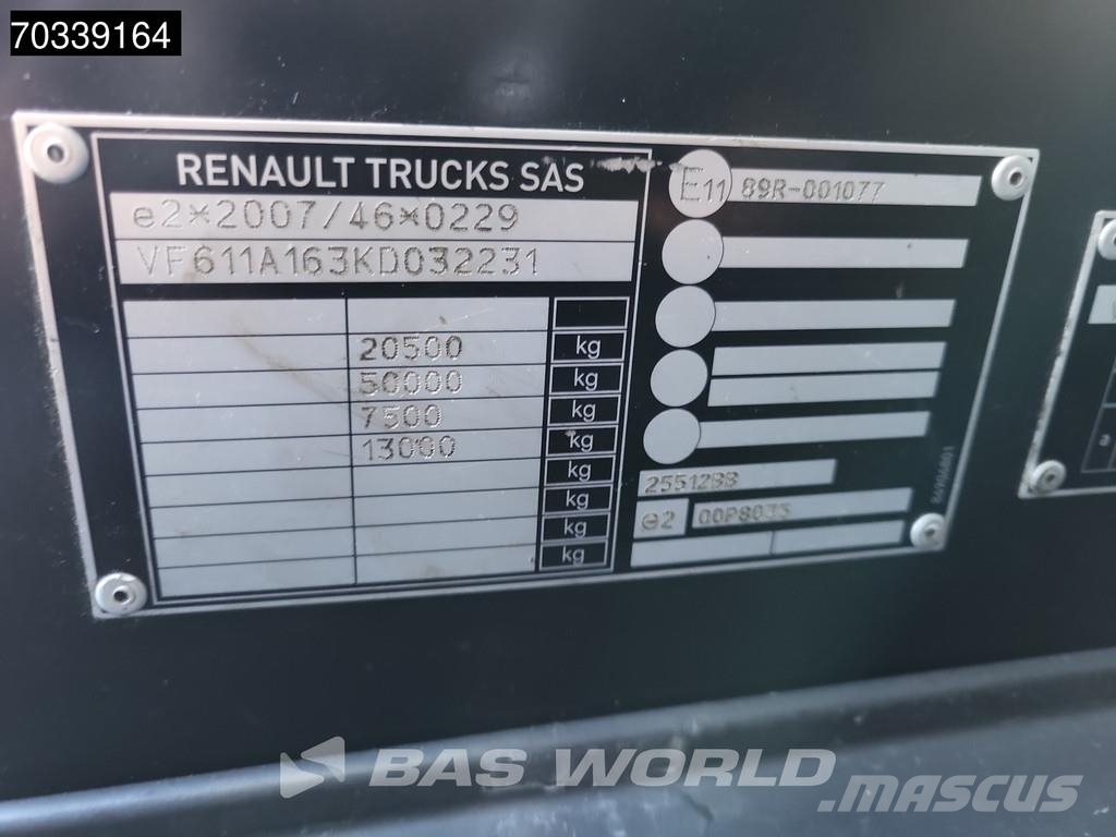 Renault T 460 6X2 SleeperCab Liftachse Standklima ACC PTO Sadulveokid