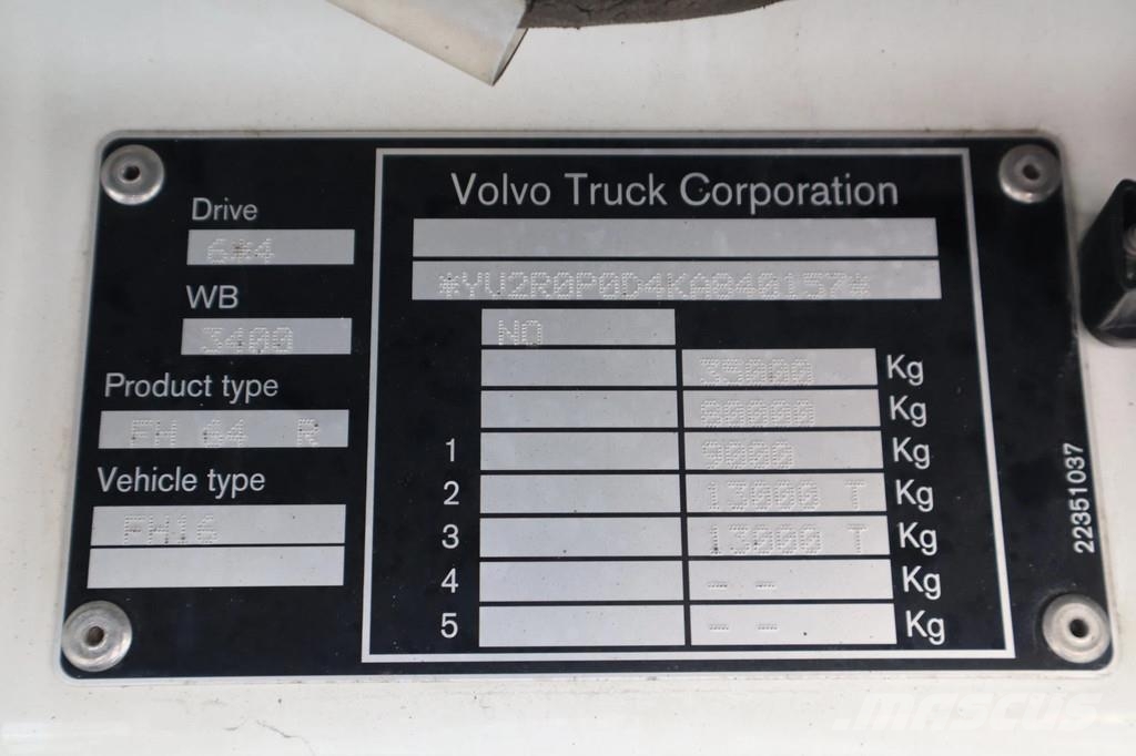 Volvo FH 16.750 | 6X4 | RETARDER | EURO 6 | TANDEMLIFT | Sora- ja kippiautot