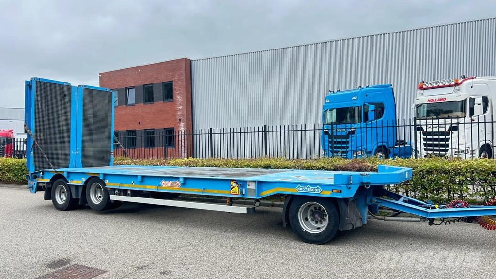 Nooteboom 3 asser | hydraulische bruggen | 30 ton | lift as Nizki nakladalci
