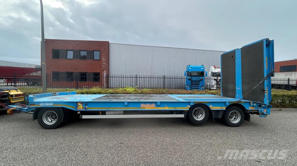 Nooteboom 3 asser | hydraulische bruggen | 30 ton | lift as Nizki nakladalci