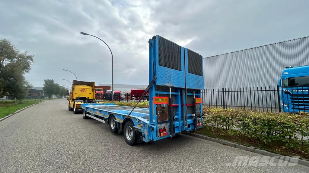 Nooteboom 3 asser | hydraulische bruggen | 30 ton | lift as Nizki nakladalci