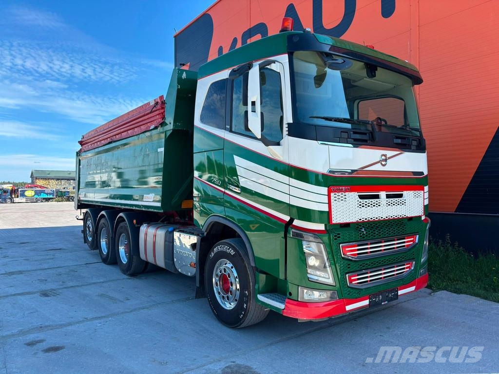 Volvo FH16 750 8x4*4 ALUMINIUM TIPPER BODY / EURO5 Bañeras basculantes usadas