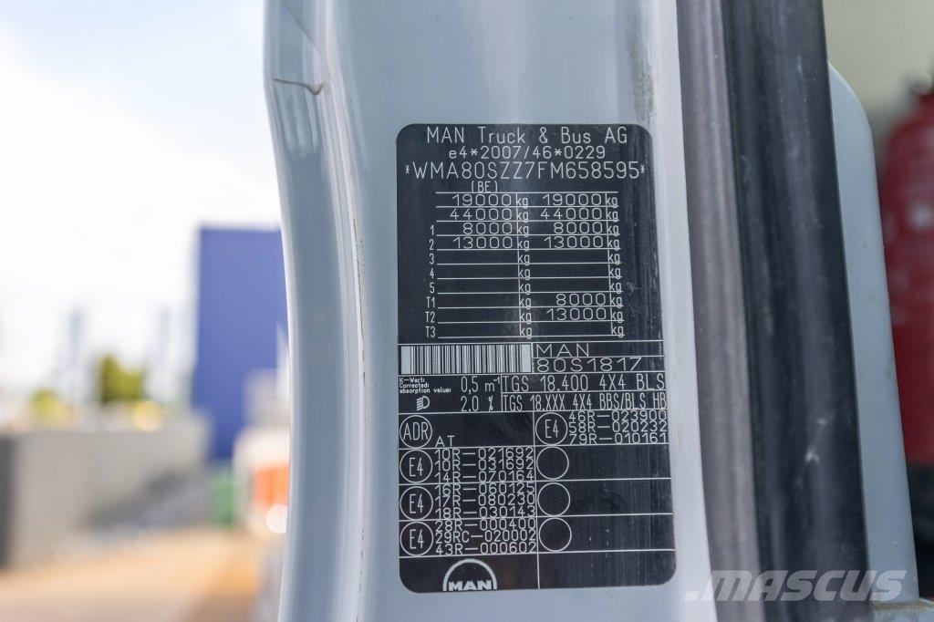 MAN TGS 18.400 BLS-4X4+LIEBHERR 10M3(2018) Betonikuorma-autot