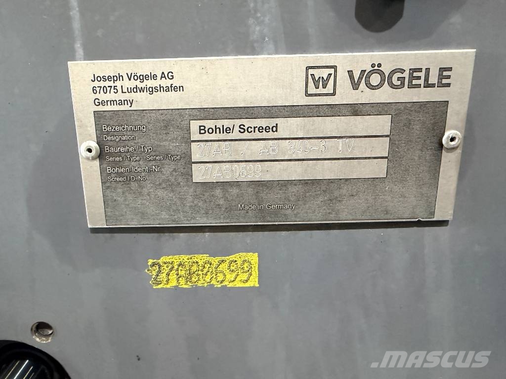 Vögele SUPER 1300-3i 아스팔트 포장장비