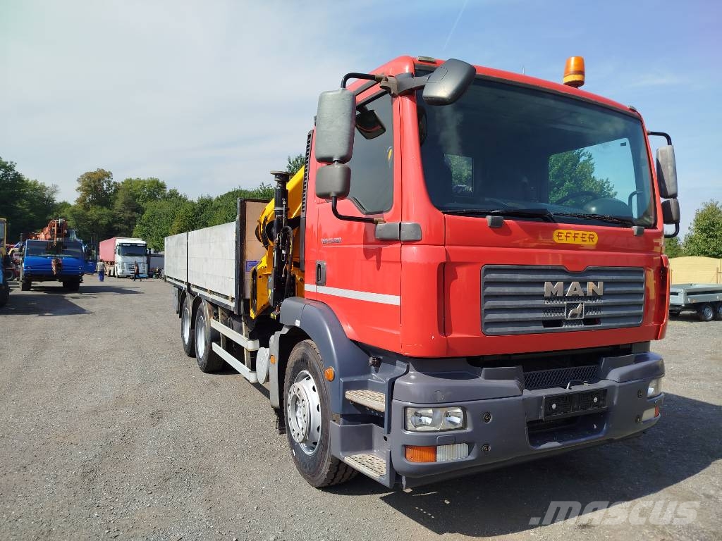 MAN TGM 26.280 6x4 Flatbed kamyonlar
