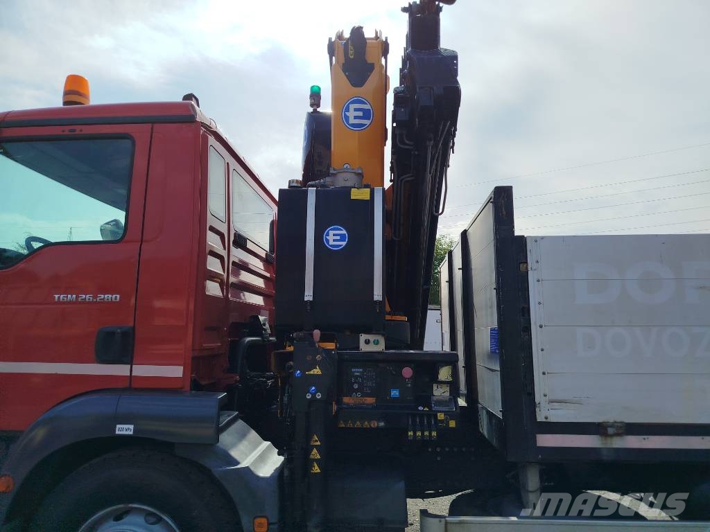MAN TGM 26.280 6x4 Flatbed kamyonlar