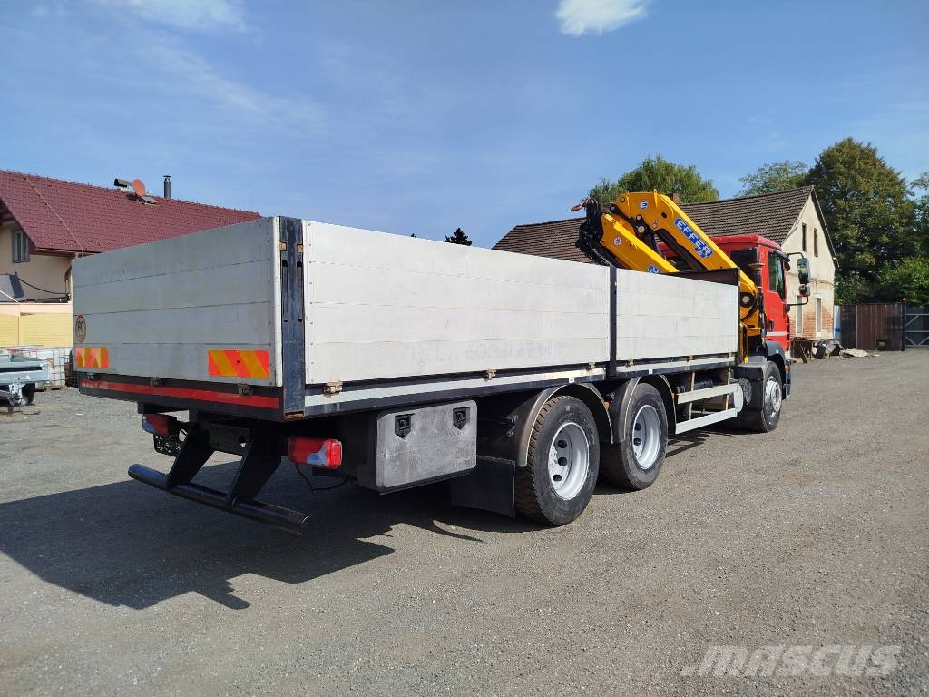 MAN TGM 26.280 6x4 Flatbed kamyonlar