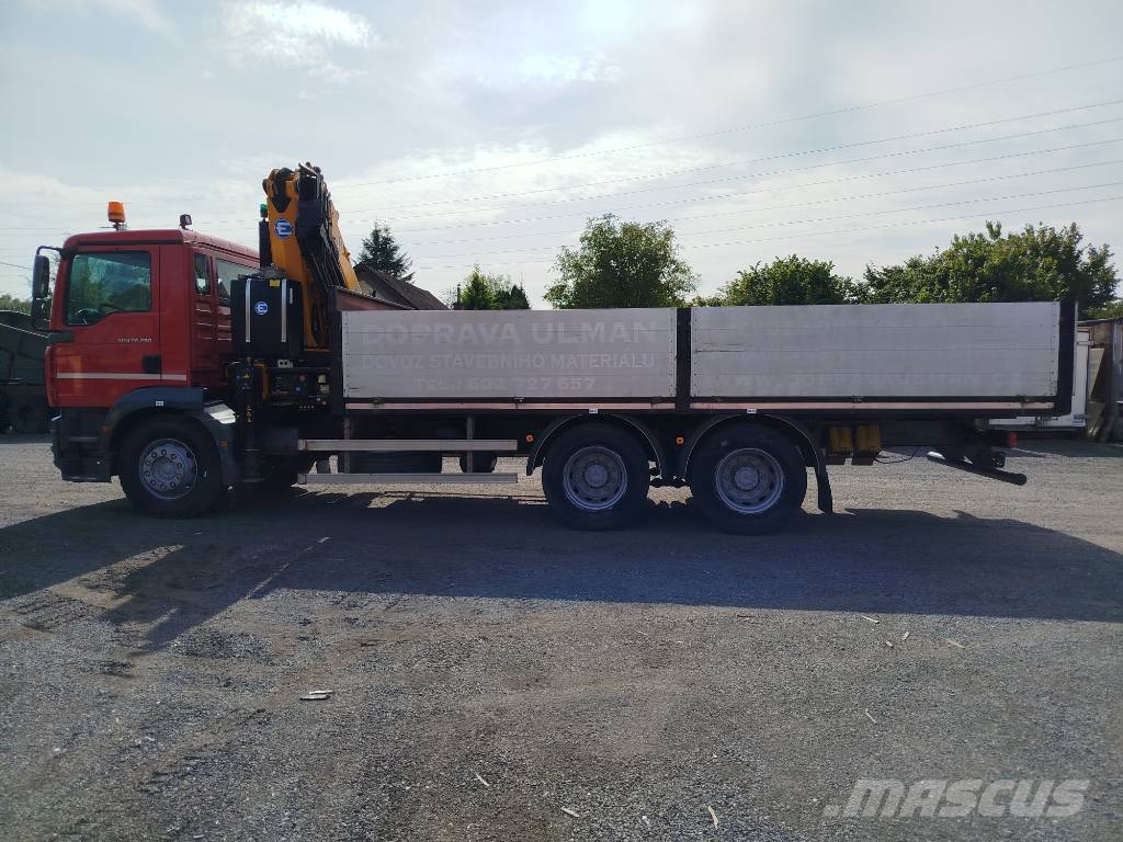 MAN TGM 26.280 6x4 Flatbed kamyonlar