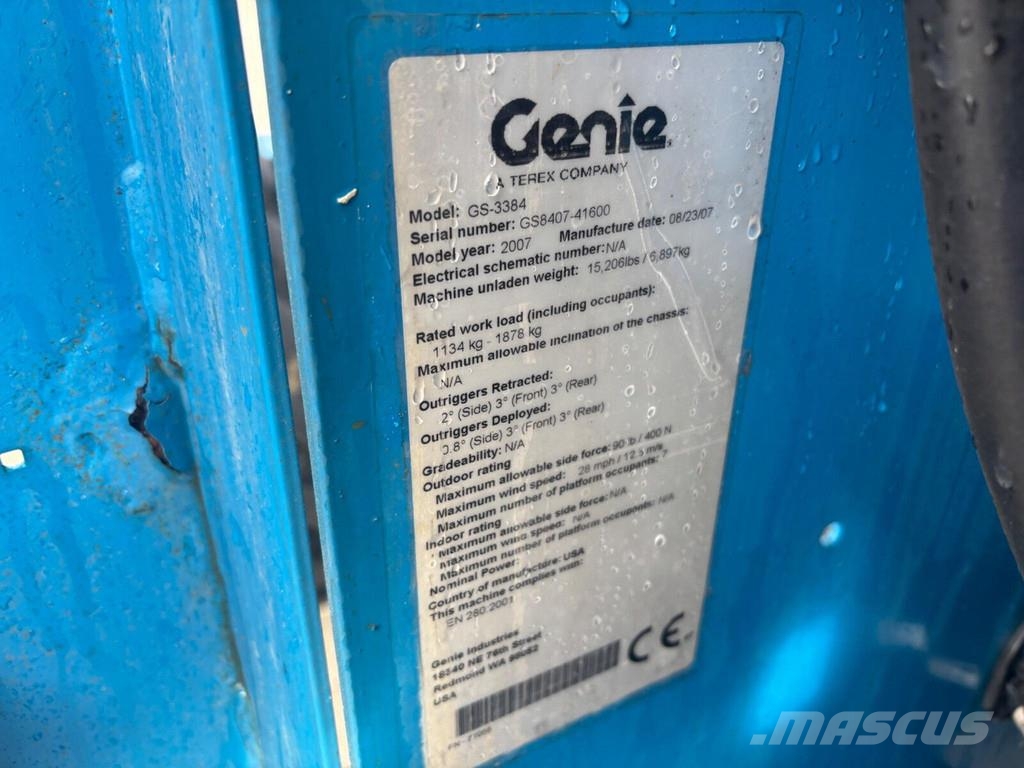 Genie GS-3384 剪式升降機