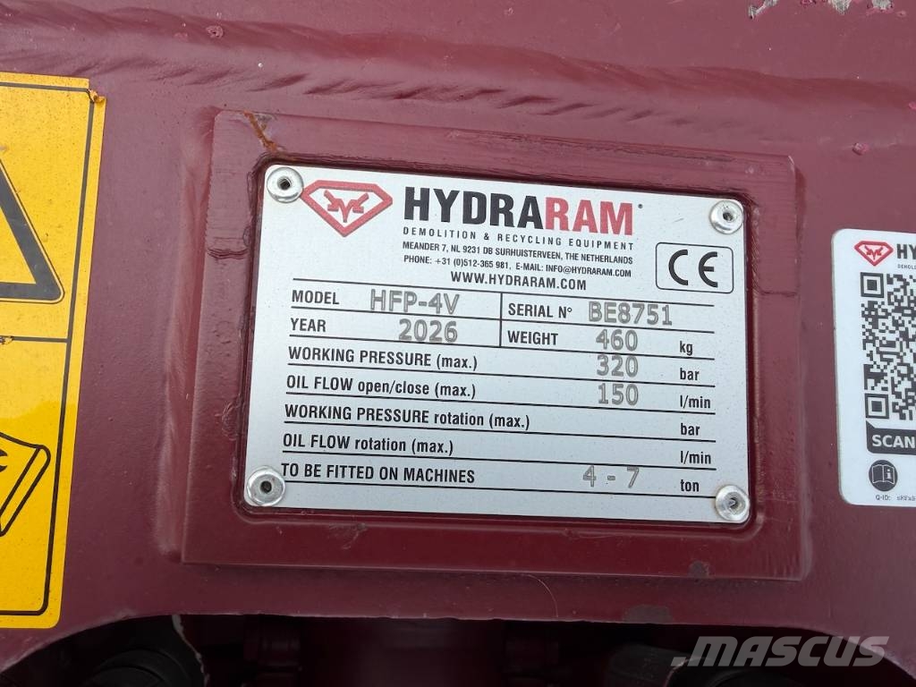 Hydroram HFP-4V Concrete crusher Trituradoras