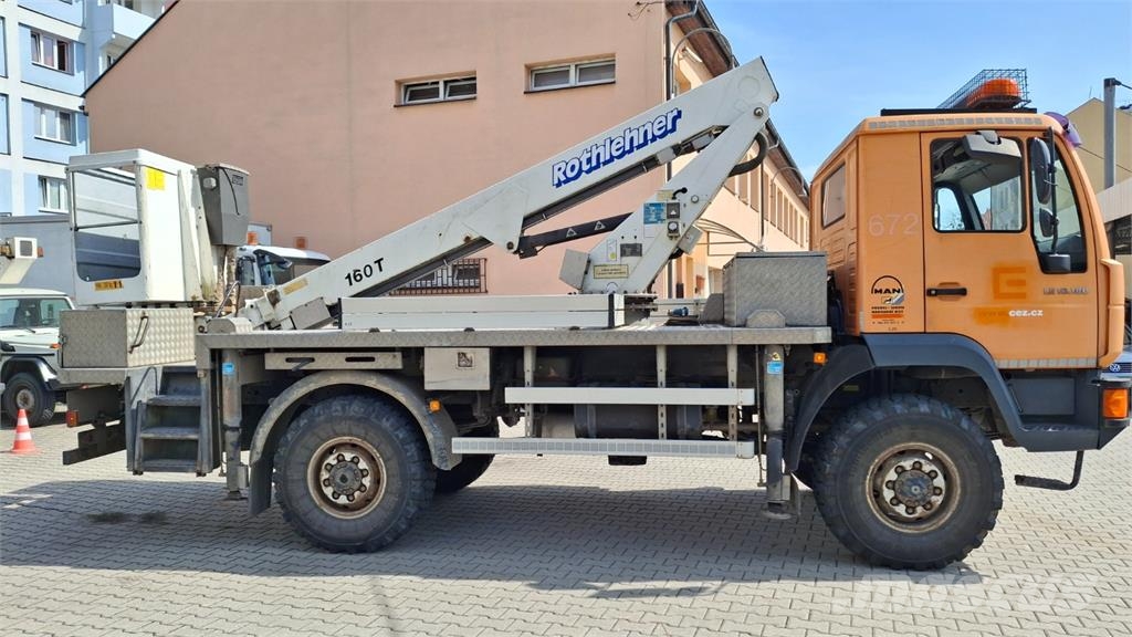 MAN LE 10.180 4X4 + ROTHLEHNER 160T Chassis Cab trucks