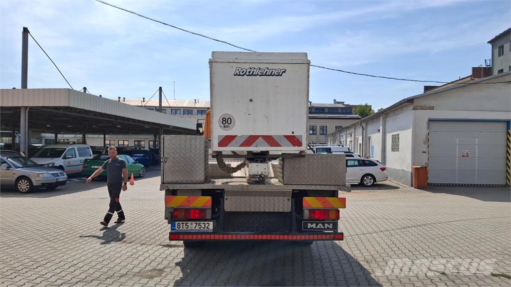 MAN LE 10.180 4X4 + ROTHLEHNER 160T Chassis Cab trucks