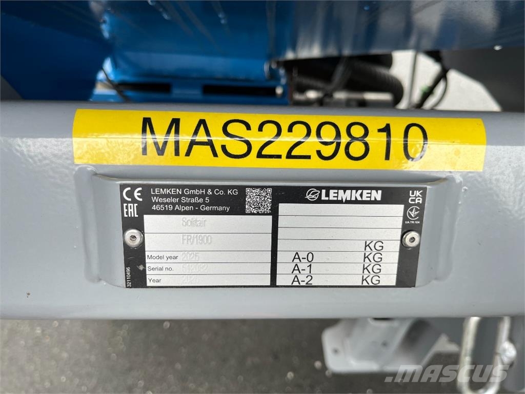 Lemken Zirkon 12/450 K + Solitair FR + Optidisc 24/450 K Ostale poljoprivredne mašine