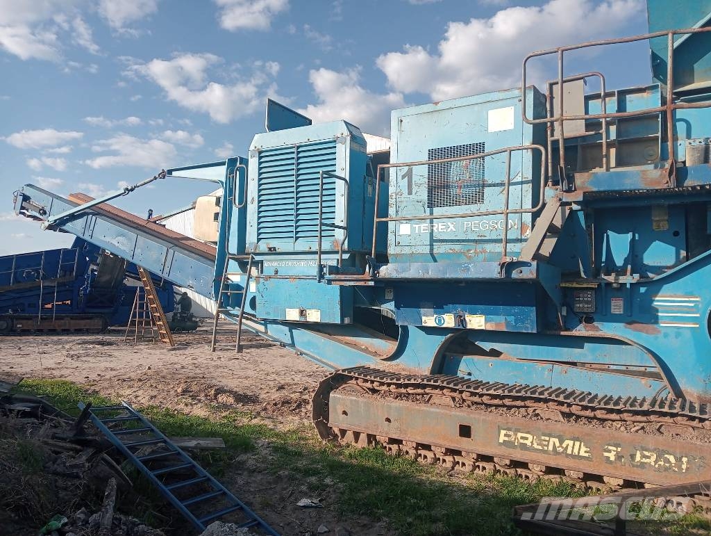 Terex Pegson 1100×800 mm Мобільні дробарки