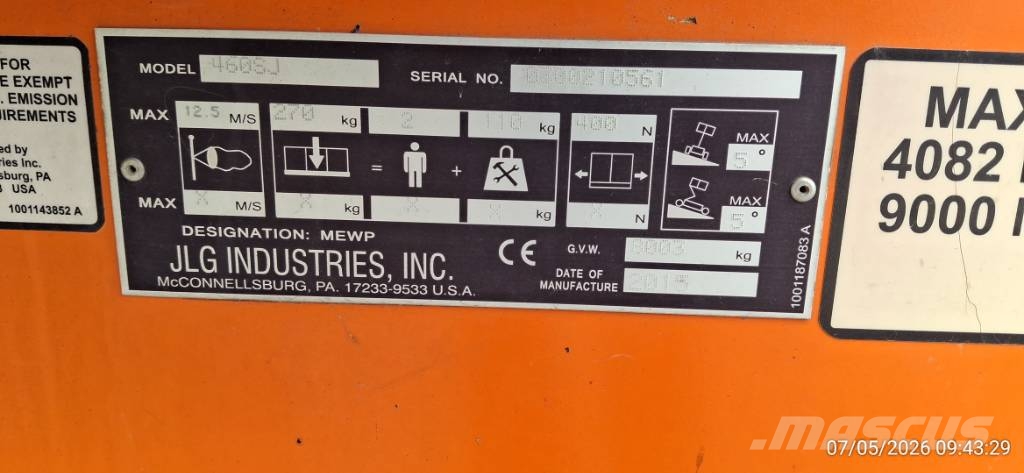 JLG 460 SJ Telescoophoogwerkers