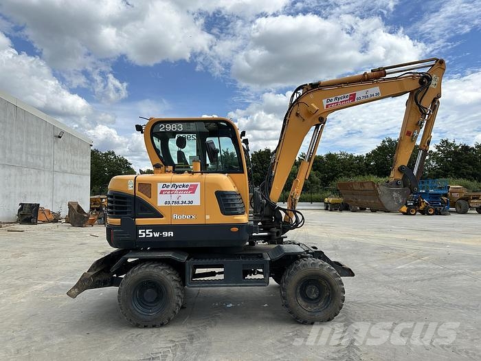 Hyundai R55W-9A Wheeled excavators