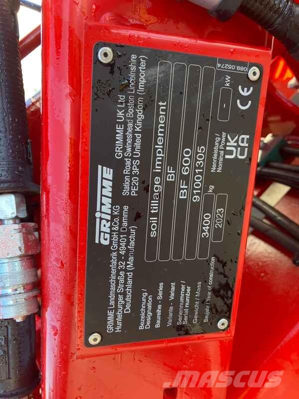 Grimme BF 600, Triple Bed ridger Potato equipment - Others