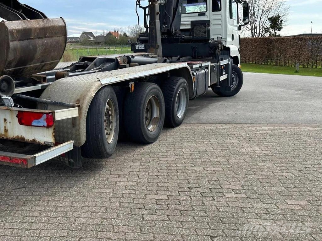 MAN TGS 35.400 8X4 !!TRIPLE!! 24tm CRANE/HOOK ARM!!RAD Camiones polibrazo