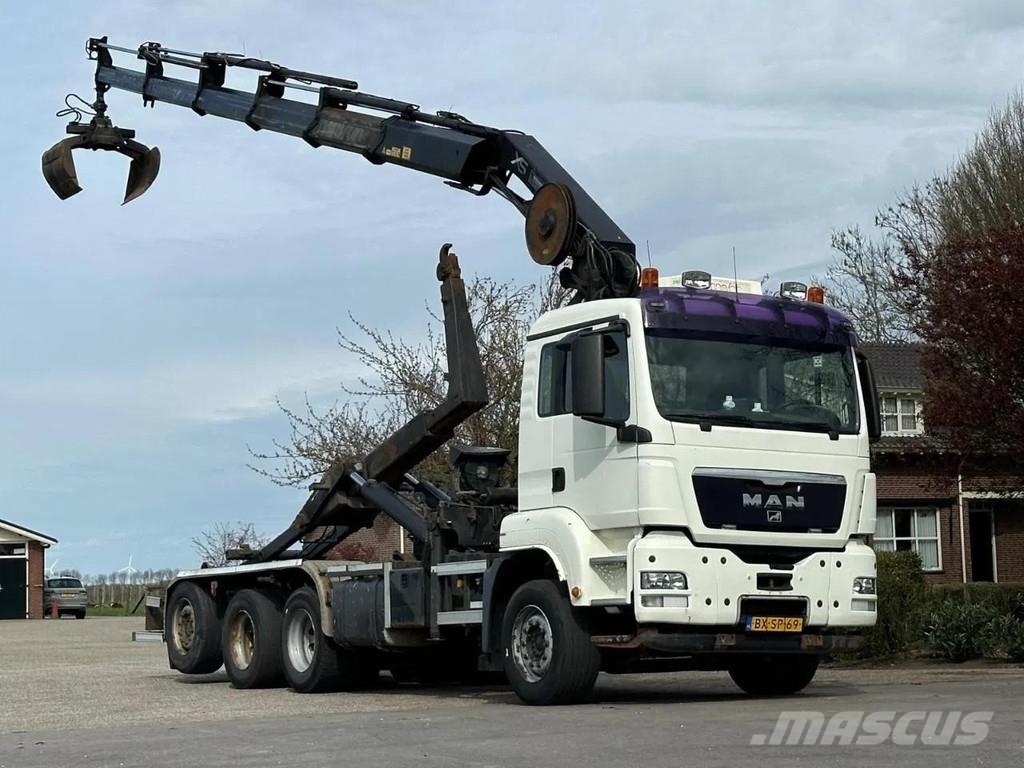 MAN TGS 35.400 8X4 !!TRIPLE!! 24tm CRANE/HOOK ARM!!RAD Camiones polibrazo