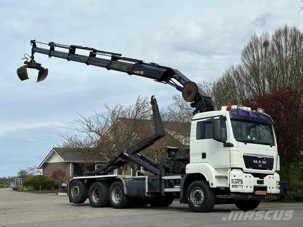 MAN TGS 35.400 8X4 !!TRIPLE!! 24tm CRANE/HOOK ARM!!RAD Camiones polibrazo