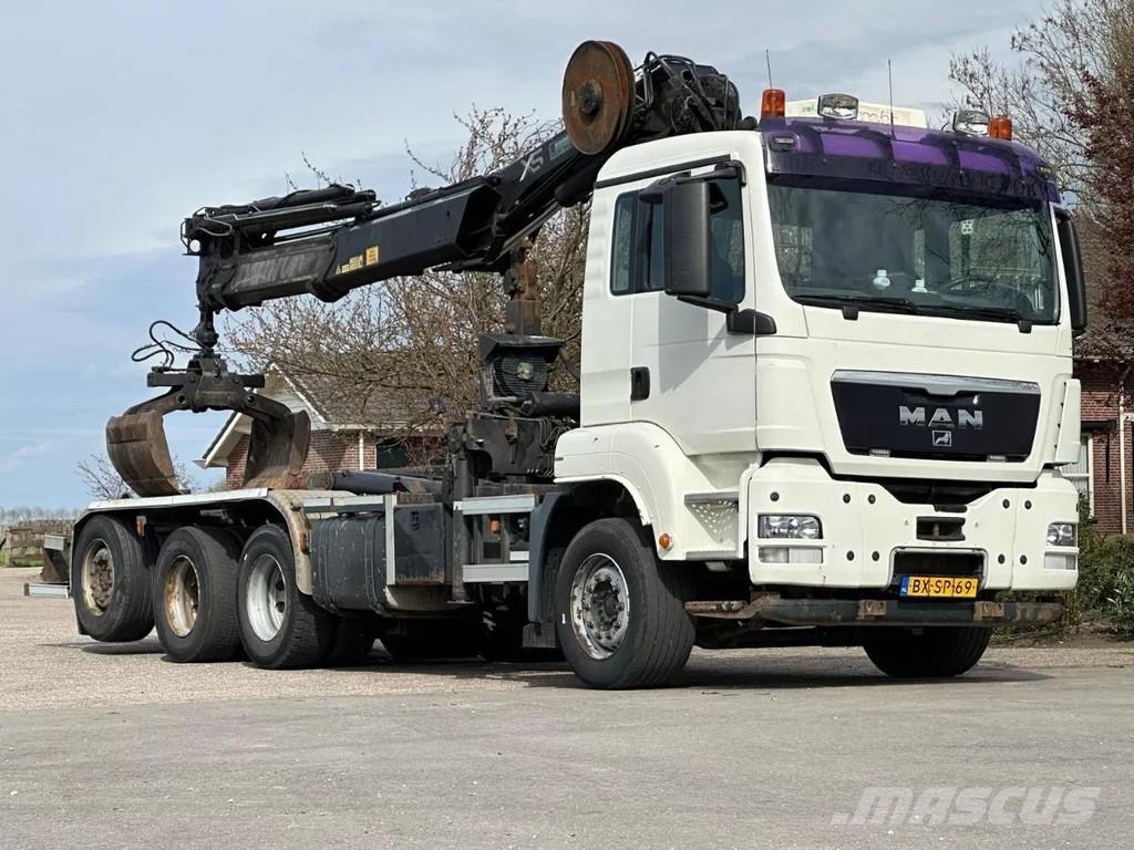 MAN TGS 35.400 8X4 !!TRIPLE!! 24tm CRANE/HOOK ARM!!RAD Camiones polibrazo