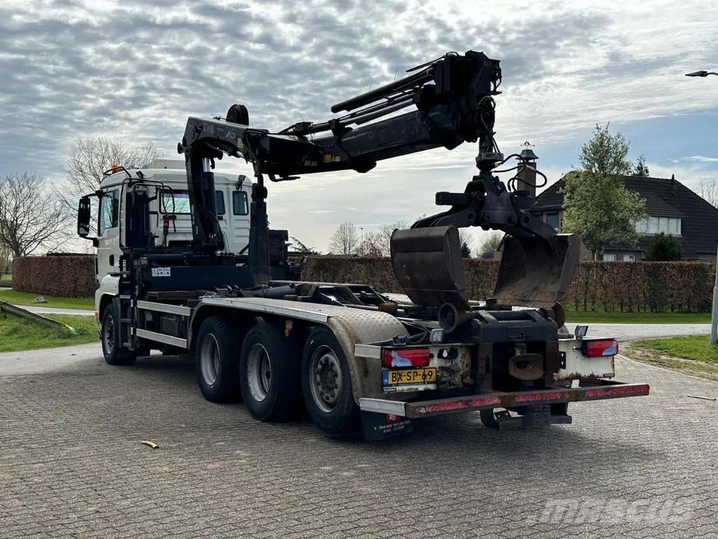 MAN TGS 35.400 8X4 !!TRIPLE!! 24tm CRANE/HOOK ARM!!RAD Camiones polibrazo