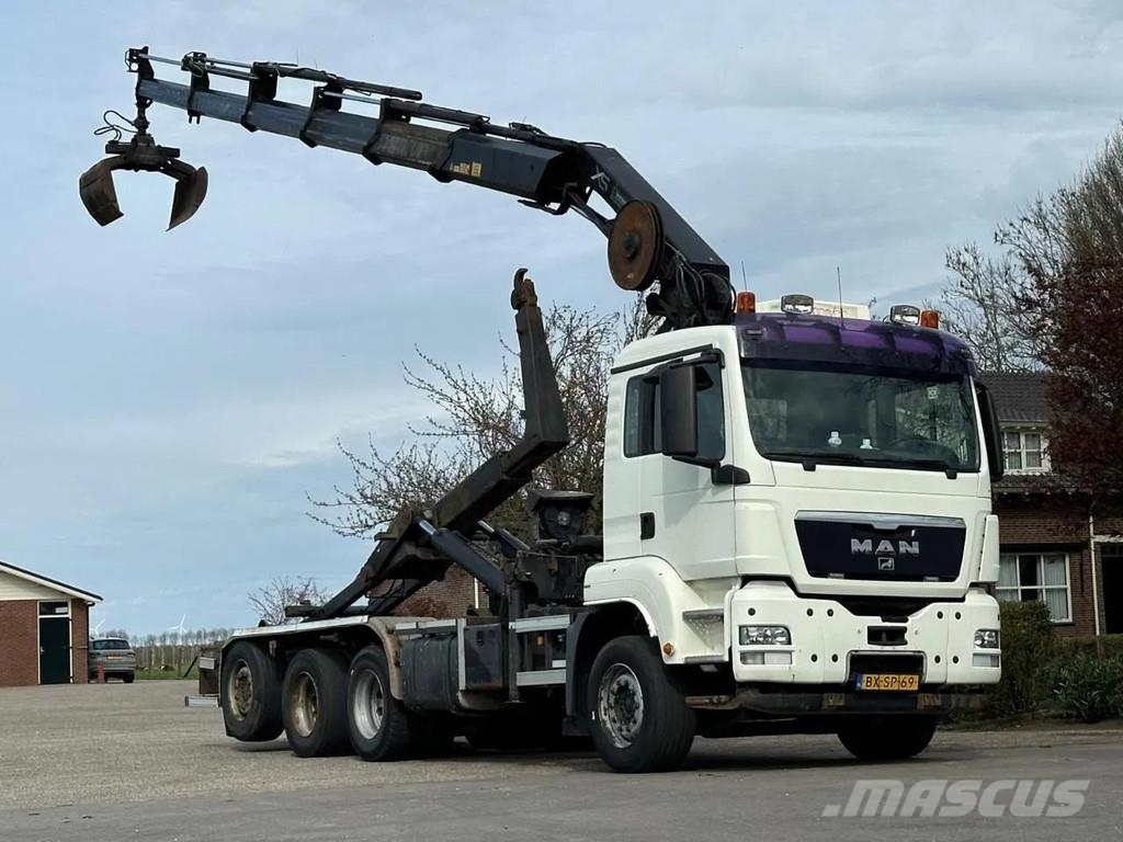 MAN TGS 35.400 8X4 !!TRIPLE!! 24tm CRANE/HOOK ARM!!RAD Camiones polibrazo