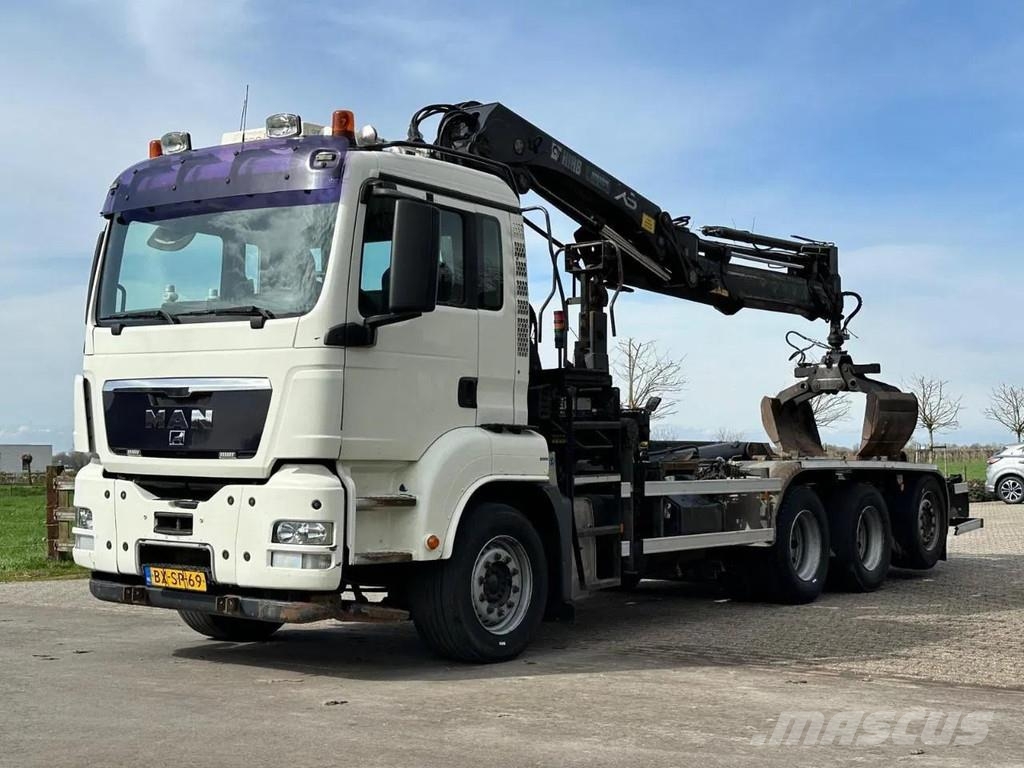 MAN TGS 35.400 8X4 !!TRIPLE!! 24tm CRANE/HOOK ARM!!RAD Camiones polibrazo