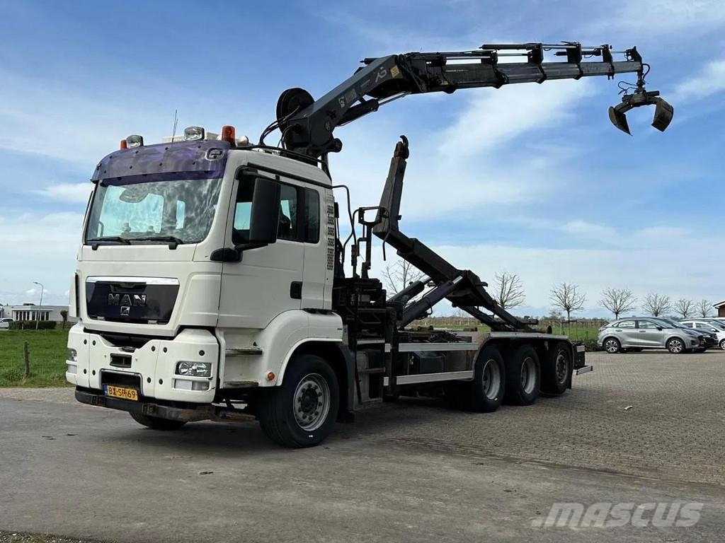 MAN TGS 35.400 8X4 !!TRIPLE!! 24tm CRANE/HOOK ARM!!RAD Camiones polibrazo