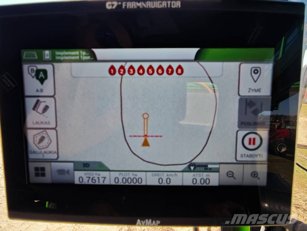 Dammann DT 500 RTK signal - automatic section control Selvkørende sprøjter