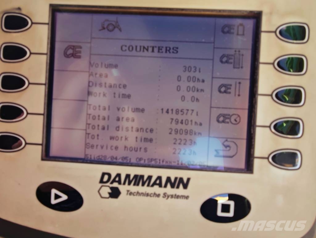 Dammann DT 500 RTK signal - automatic section control Selvkørende sprøjter
