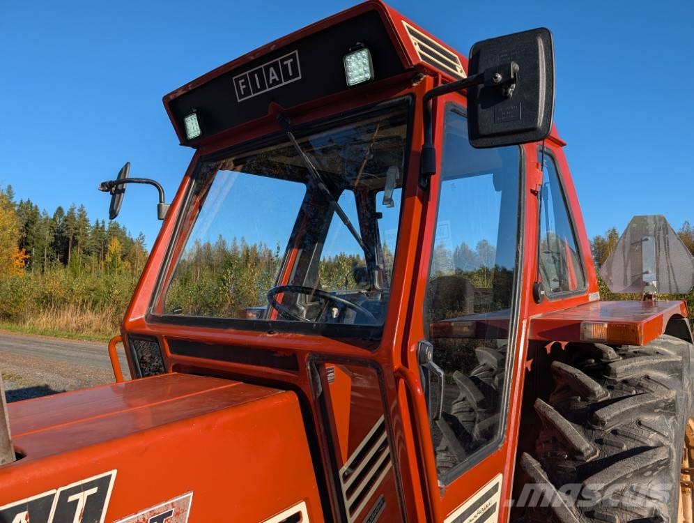 Fiat 980 DT kutoskoneella, ryömintävaihde, katso video! Traktorit