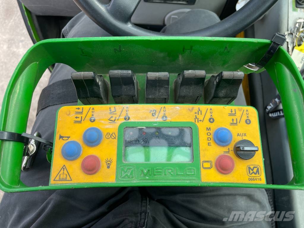 Merlo Roto 60.24 MCSS personkorg, hyd gafflar, kranarm 伸缩臂叉装车|叉装车