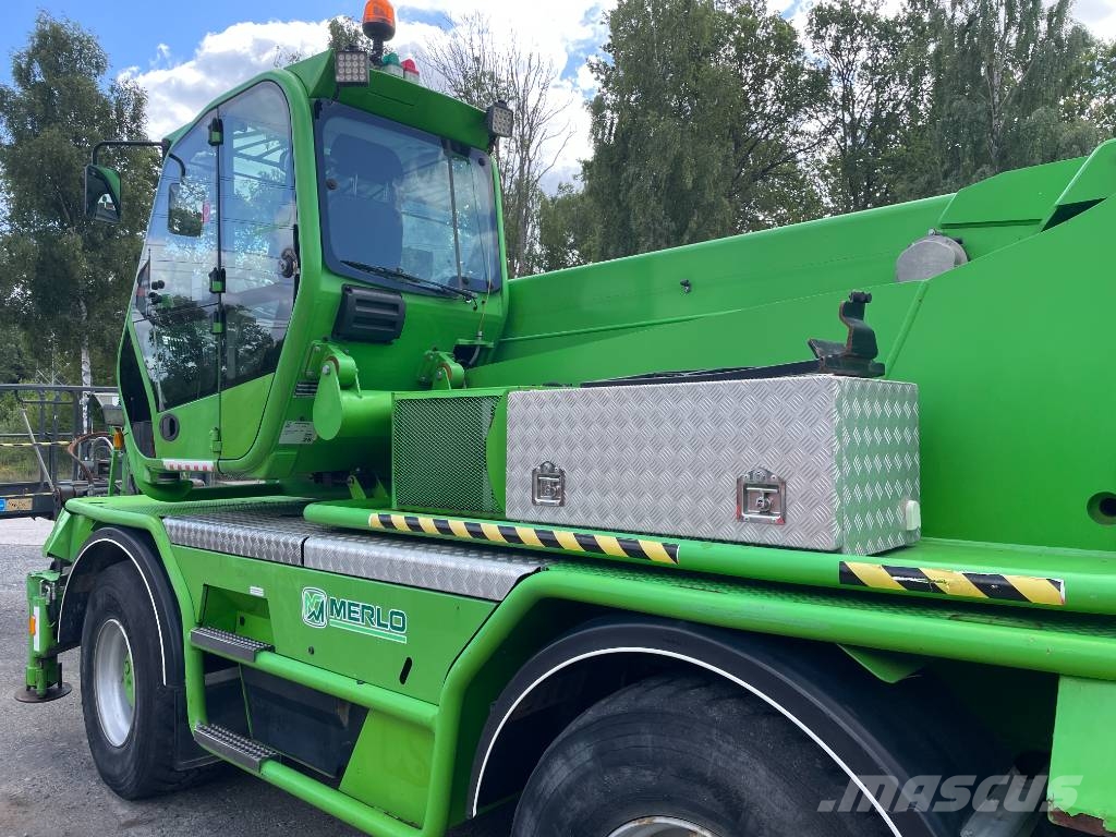 Merlo Roto 60.24 MCSS personkorg, hyd gafflar, kranarm 伸缩臂叉装车|叉装车