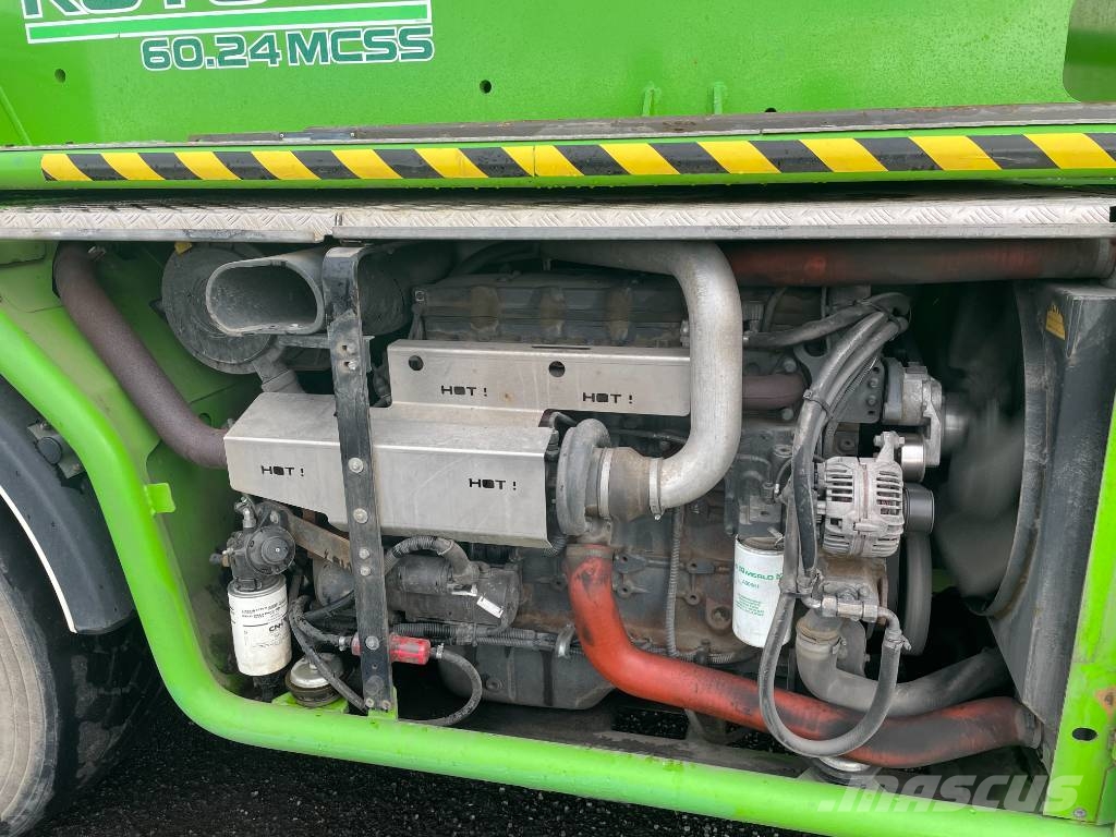 Merlo Roto 60.24 MCSS personkorg, hyd gafflar, kranarm 伸缩臂叉装车|叉装车