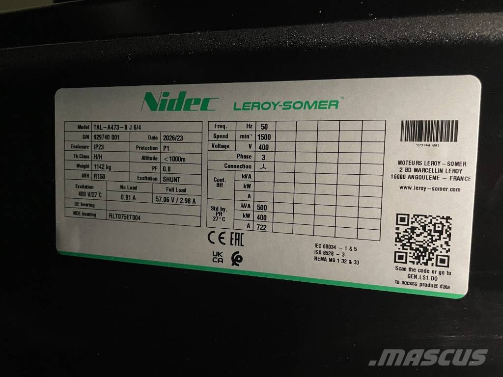 Hyundai DP158LC - 510 kVA Generator - DPX-19855 Diiselgeneraatorid